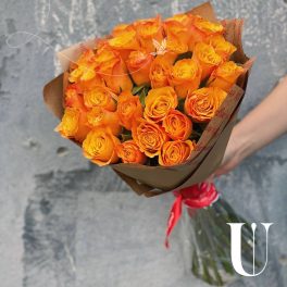 Bukiet „Z jaskrawych róż”