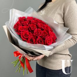 Bukiet „Red Naomi 25 róż”